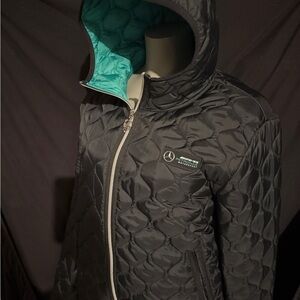 Men’s Mercedes AMG  Black Quilted Jacket